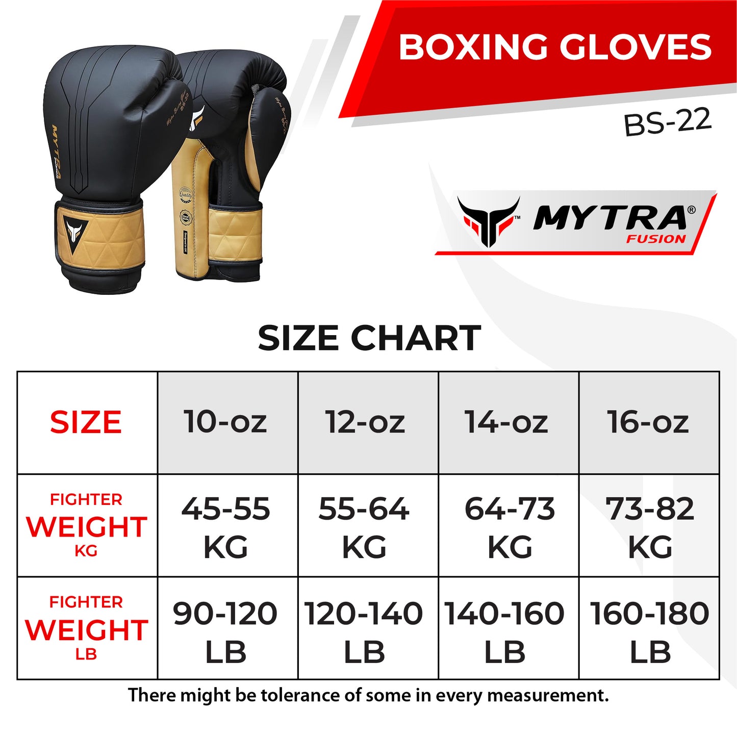 Mytra Fusion Boxing Gloves BS-22
