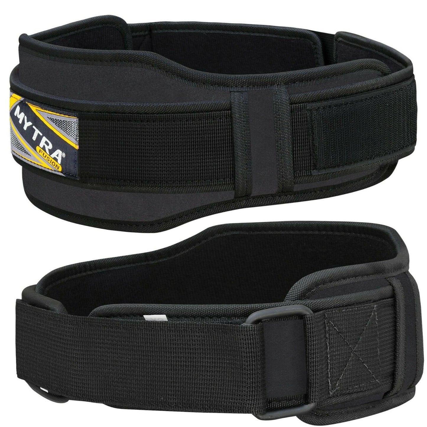 Neoprene Powerlifting Belt, Black Gym Belt