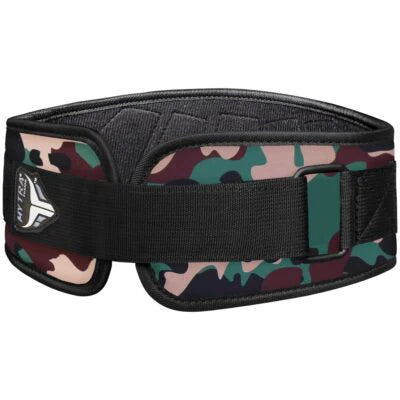 camouflage weight lifting belt by Mytra Fusion