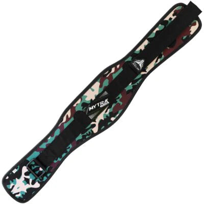 camouflage weight lifting belt by Mytra Fusion