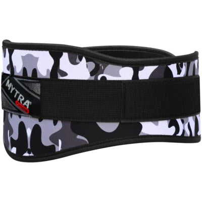 camouflage weight lifting belt by Mytra Fusion