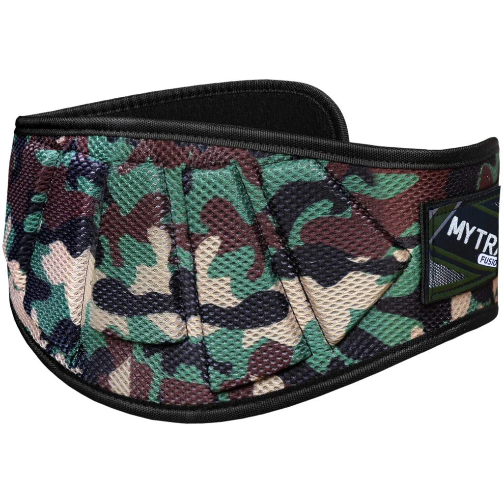 Mytra Fusion Ultra Sleek Camo Neoprene Mesh Fitness Belt