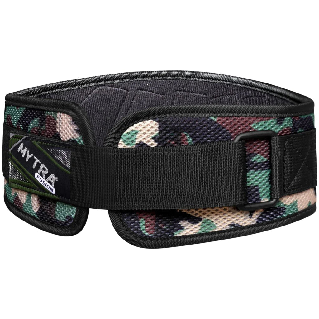 Mytra Fusion Ultra Sleek Camo Neoprene Mesh Fitness Belt