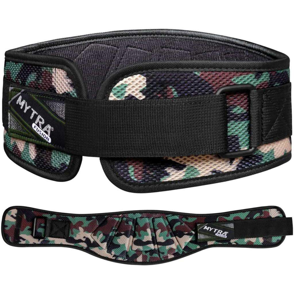 Mytra Fusion Ultra Sleek Camouflage Neoprene Mesh Fitness Belt