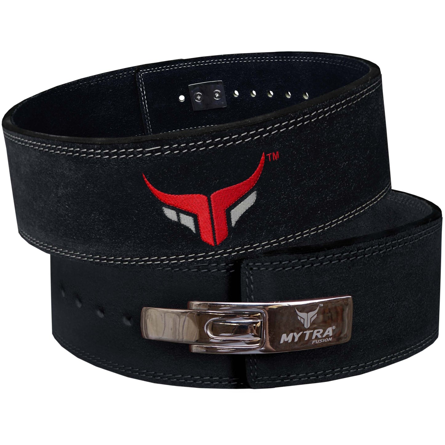 Mytra-Fusion-Powerlifting-L2-Lever-Gym-Belt-Leather-01-Black-Color