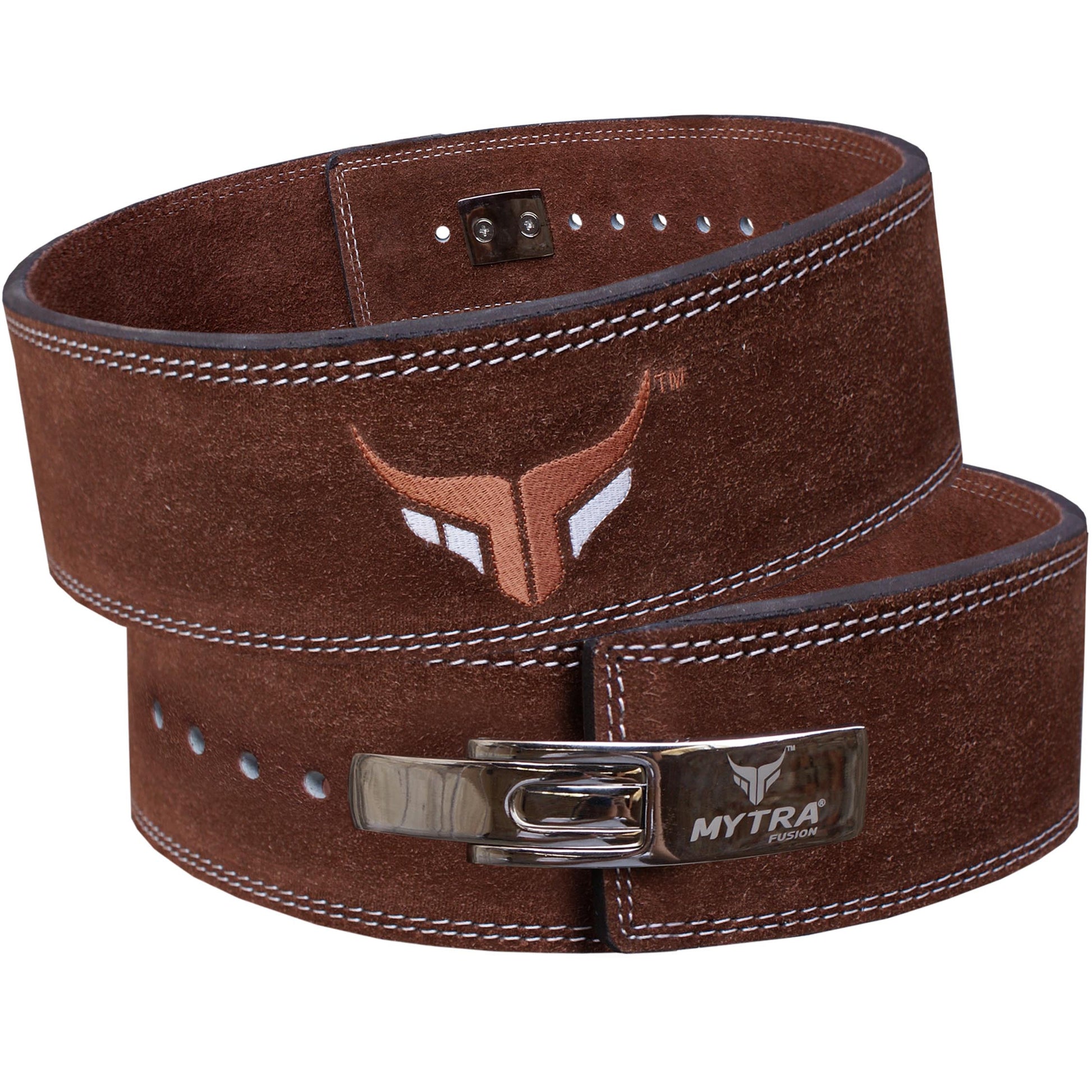 Mytra-Fusion-Powerlifting-L2-Lever-Gym-Belt-Leather-01-Brown-Color