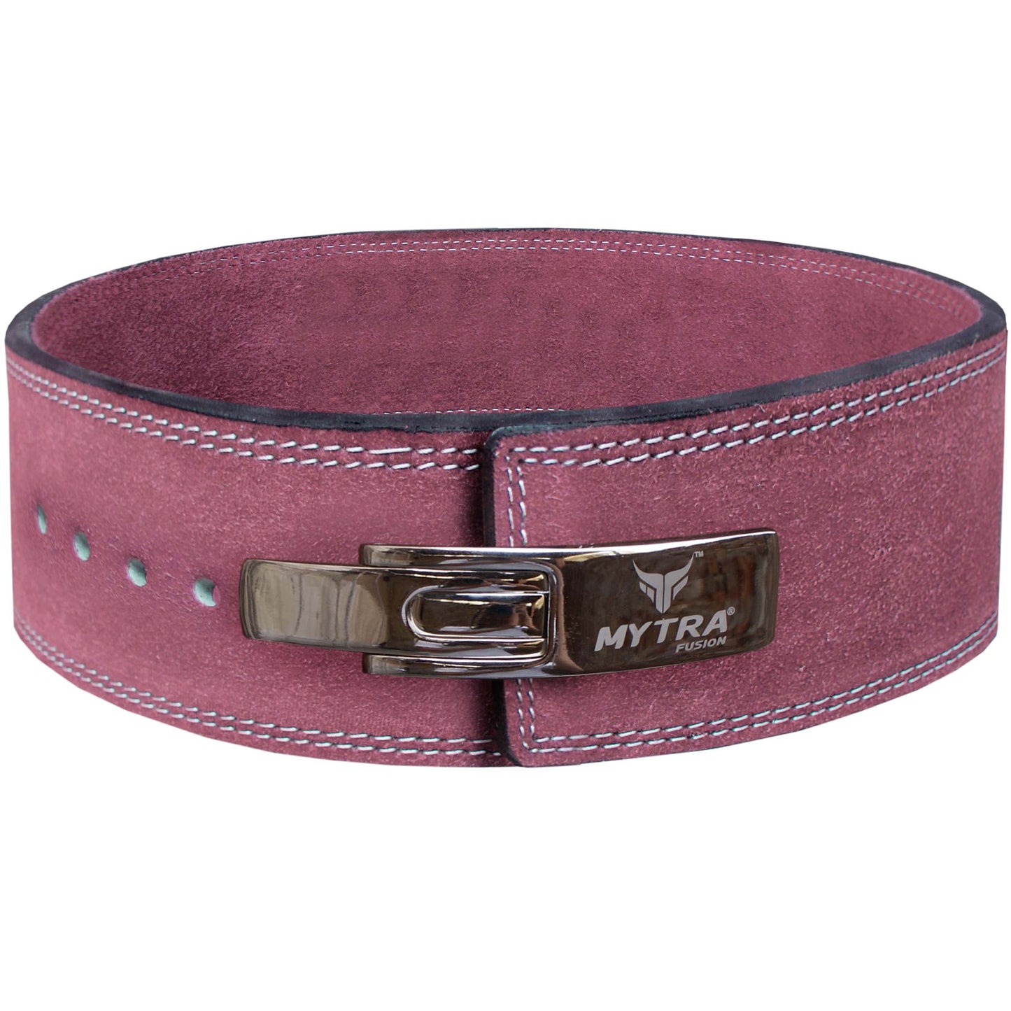 Mytra-Fusion-Powerlifting-L2-Lever-Gym-Belt-Leather-03-Pink-Color-0