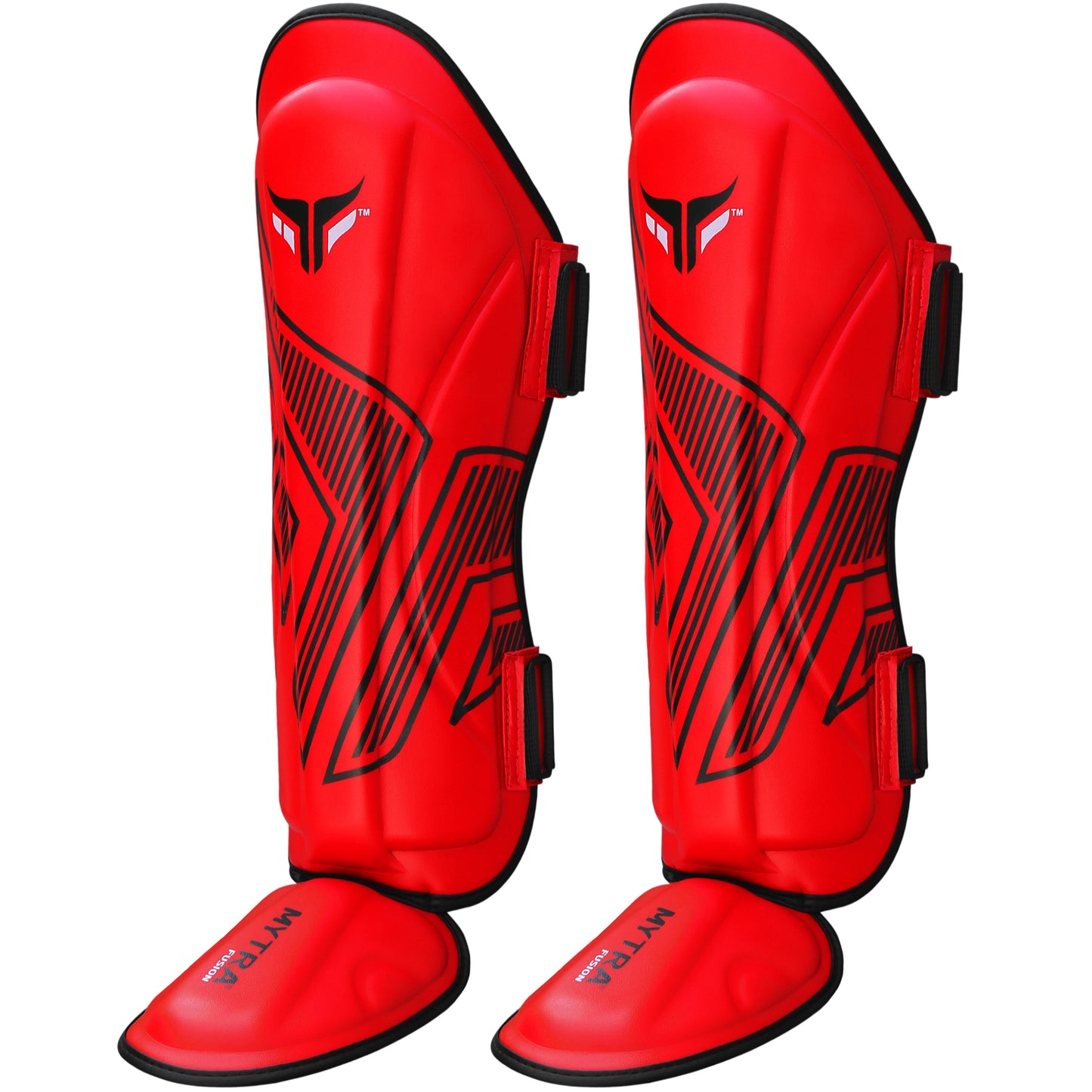 Mytra-Fusion-Shin-Pads-Embossed-02-Red-Color-01