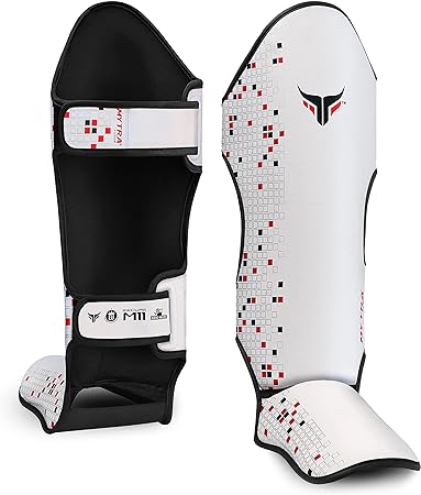 Mytra-Fusion-Shin-Pads-M11-01-White-Color-