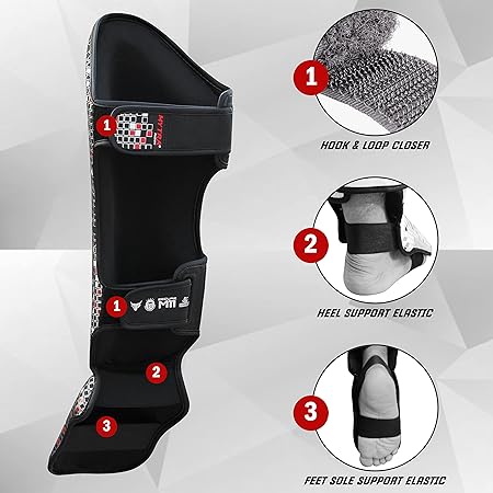 Mytra-Fusion-Shin-Pads-M11-03-Black-Color-