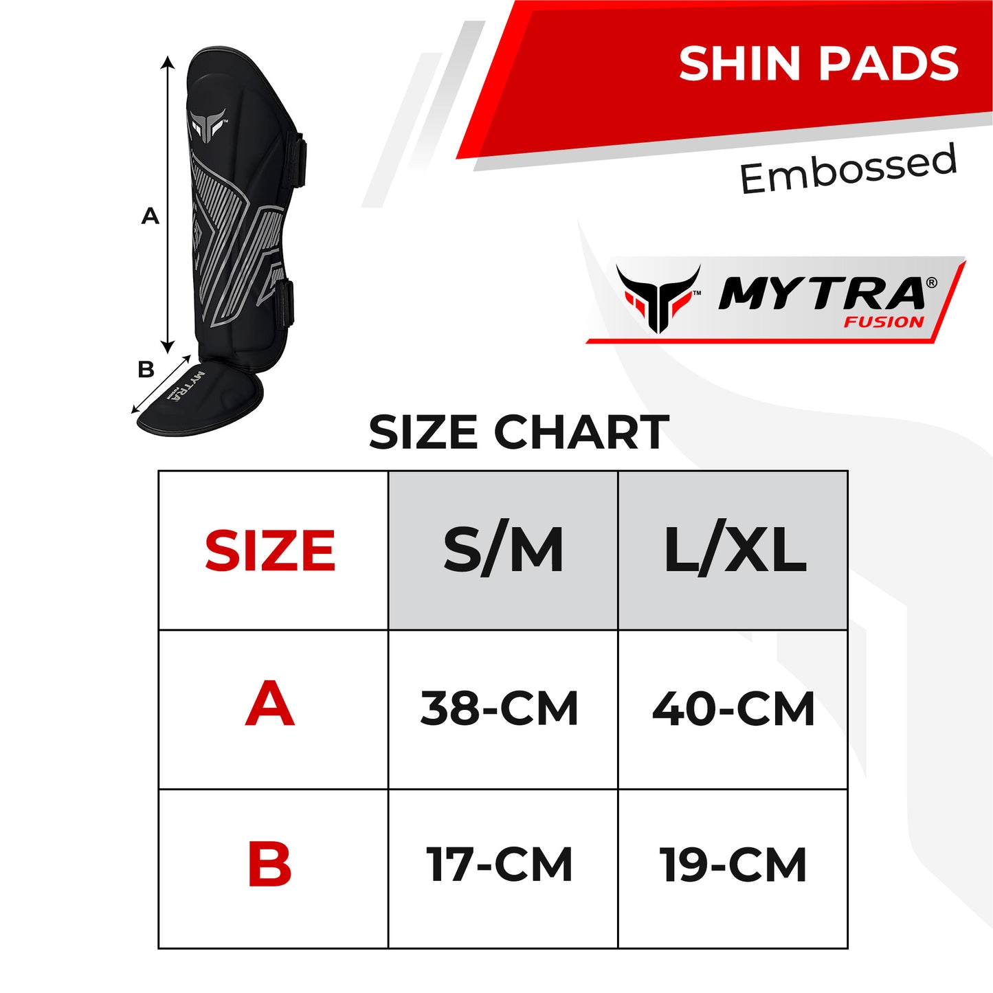 Mytra Fusion Embossed Shin Pad