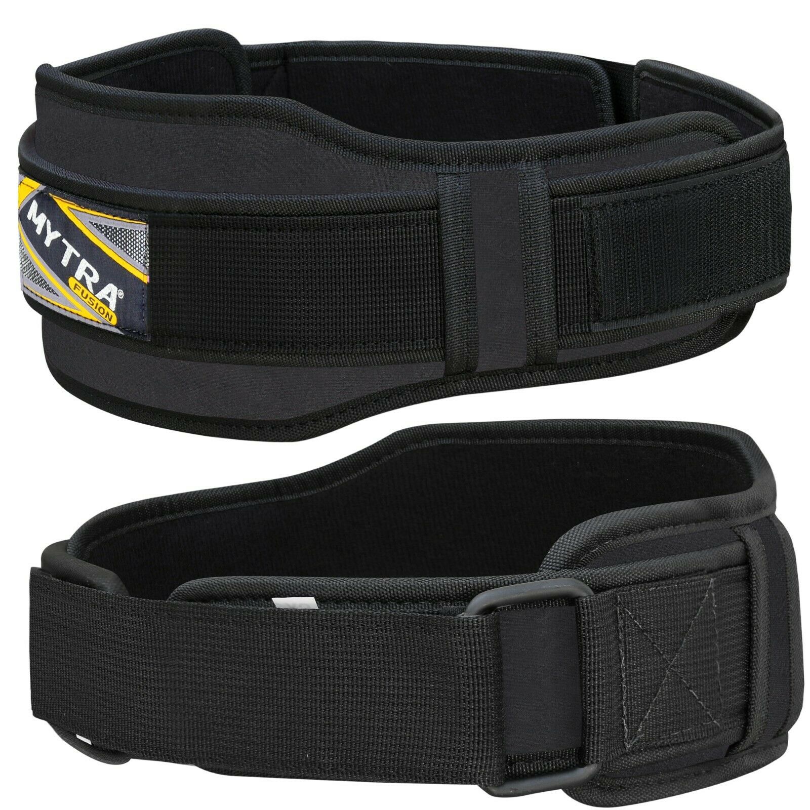 Neoprene Powerlifting Belt, Black Gym Belt 